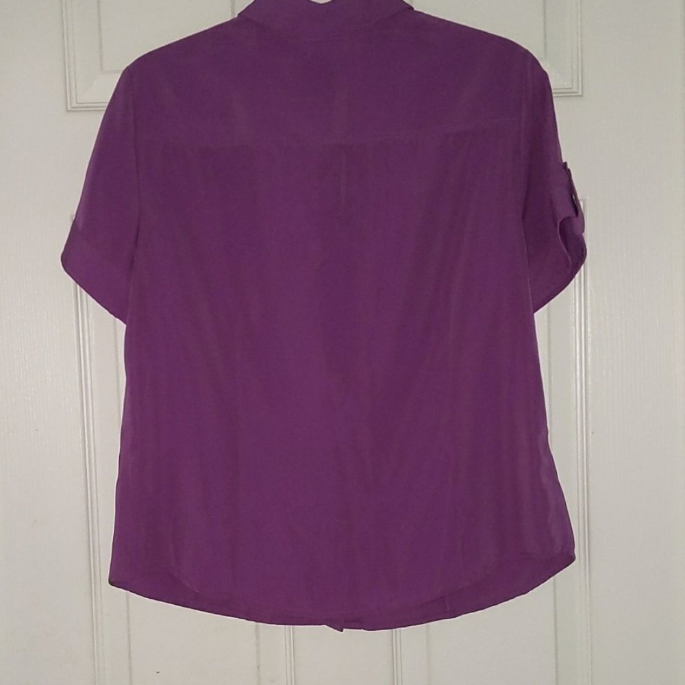 Apparenza purple button top Sz PL - Picture 4 of 4